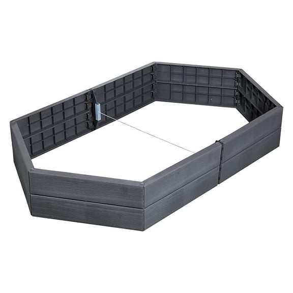 Raised Bed Extension Kit for Outdoor Garden Planter Box