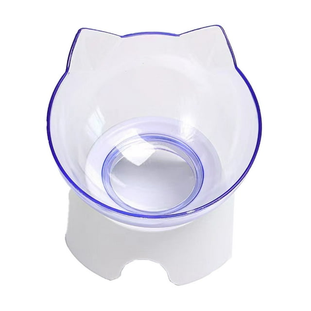 Raised Cat Food Bowls Elevated Cat Bowls Anti Vomiting Tilted Raised