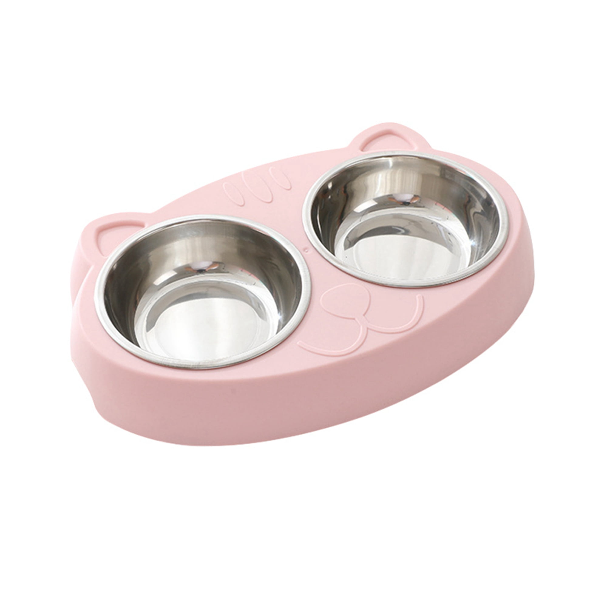 Raised Cat Food Bowls Stainless Steel Elevated Food and Water Bowls
