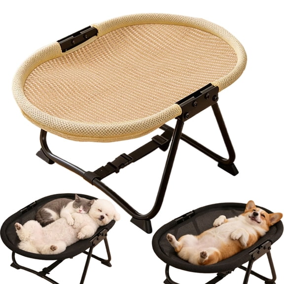 Raised Dog Bed - Portable Non Slip Cot Hammock,Elevated Dog Bed,Elevated Pet Sleeping,Easy To Maintain,Breathable,Lightweight Rest Furniture,Pets Cats Kitten Puppy for Pets Cats Kitten Puppy