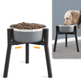 thumbnail image 1 of Raised Dog Bowl Stand for Large Dogs 11" Height Adjustable Width 7-10.6" Single Tall Elevated Dog Bowls Stand, Food & Water Feeder Bowl Holder for Large Breeds(Bowl Not Included), 1 of 8