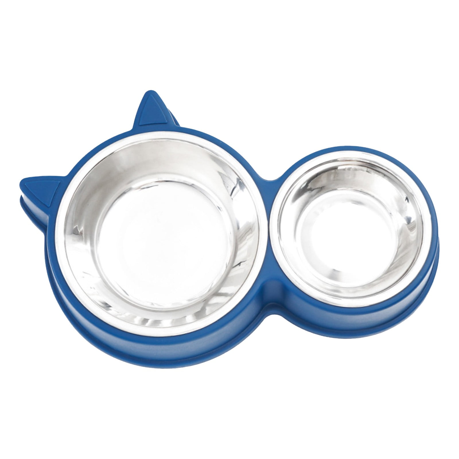 Raised Dog Bowls Small Breed Stainless Dog Bowl for Fast Eaters Large