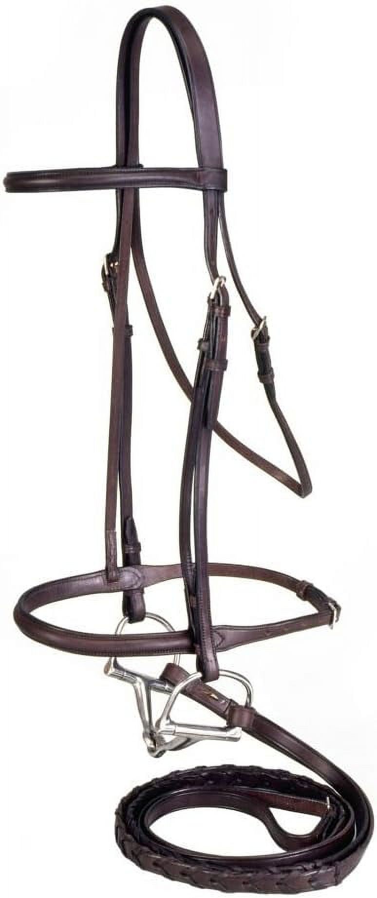 Raised Draft Horse Snaffle Bridle