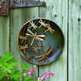 thumbnail image 1 of Raised Dragonflies Wall Decor Disc, 1 of 4