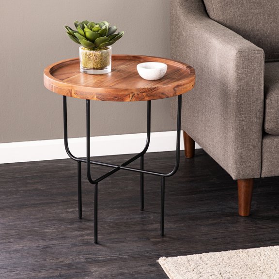 Raised Edges Style / In Living Space Usage / Creates a Tray - like Function