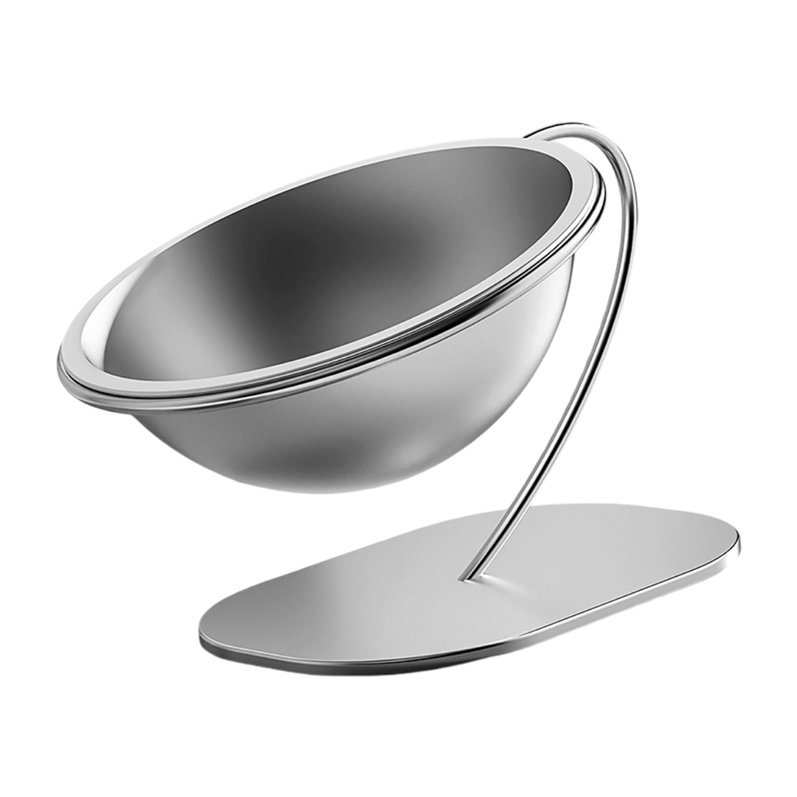 Raised Stainless Steel Elevated Pet Bowl for Indoor Dining with Stable Base and Convenient Lift Design Suitable for Cats and Dogs Indoor Feeding Container