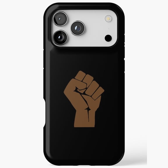 Raised Fist Brown Power Social Justice for iPhone Case 17 16 15 14 13 12 11 Pro Max