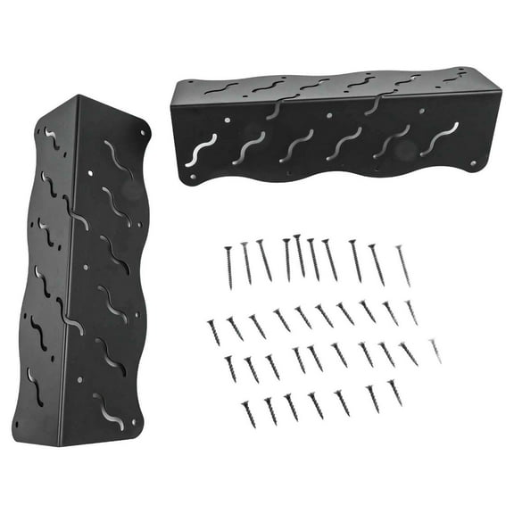 Raised Garden Bed Corner Bracket 11" x 3" x 3" for 20-24" Bed Easy Assembly