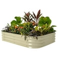 Raised Garden Bed Kit, 11" Tall 6 in 1 Modular Metal Raised Planter Bed