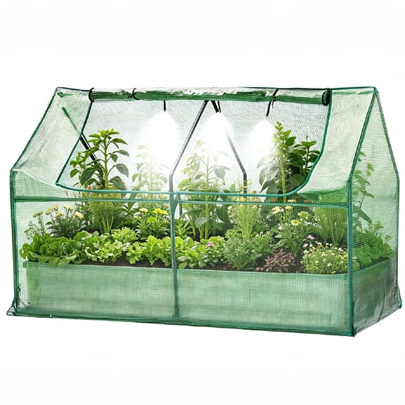 Raised Garden Bed Kit, with Self-Watering System & Insect Mesh