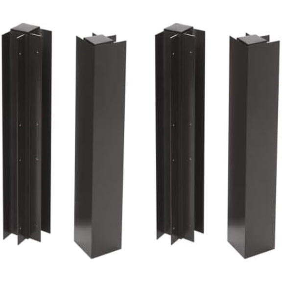 Raised Garden Bed Lifetime Corner | Sturdy Rustproof Aluminum DIY Planter Box Corners with Screws & Plastic Cap | 32" - Set of 4 (Designed to Fit 1" Thick Lumber)$$Garden & Patio