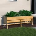 Raised Garden Bed Outdoor for Vegetables with Legs, Large Elevated