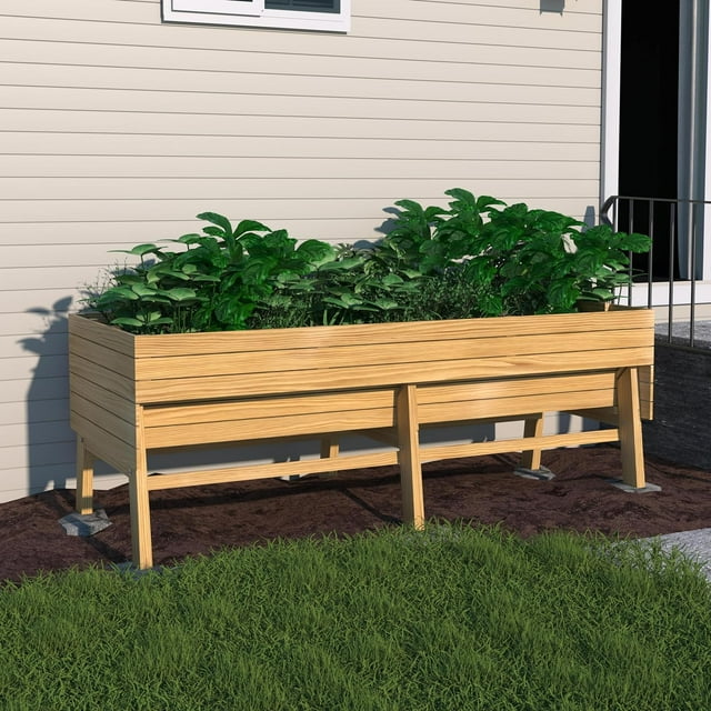 Raised Garden Bed Outdoor for Vegetables with Legs, Large Elevated