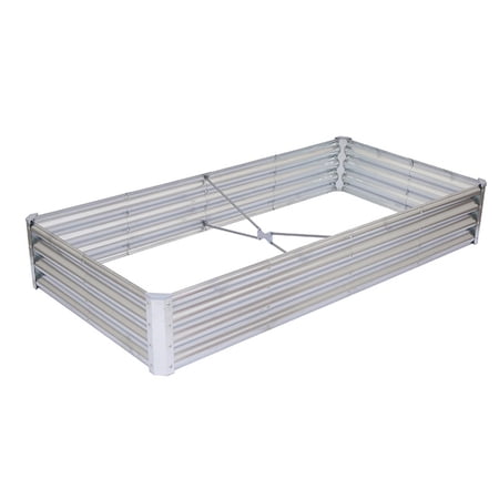 Raised Garden Bed§metal Raised Garden Bed§fruit Planting Box§rectangular Vegetable Planter Box§metal Garden Box§rectangular Flower Bed Rectangular Outdoor Metal Raised Garden