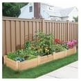 Raised Garden Beds Outdoor 8x2 FT Raised Garden Bed Wood Raised Bed