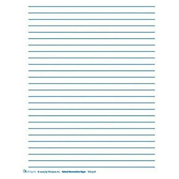 Raised Line Paper NarrowLines Paper (250 Sheets)