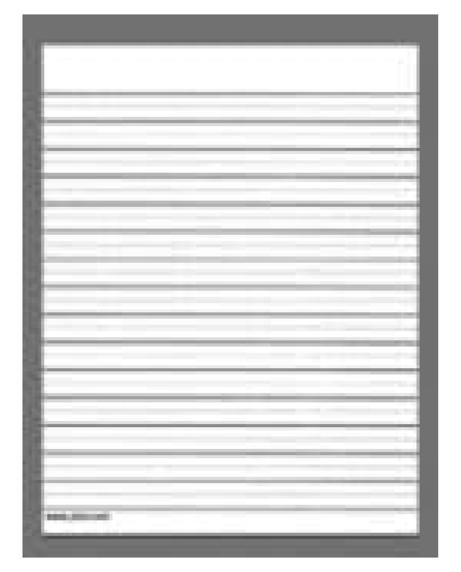 Raised Lines Writing Paper Wide lines with Dashes in Portrait