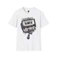 thumbnail image 1 of Raised On Old School Hip Hop T-Shirt – Cassette Tape Microphone Graphic Tee, Retro 80s 90s Rap Music Shirt, Vintage Hip Hop Unisex T-Shirt for Men Women, 1 of 3