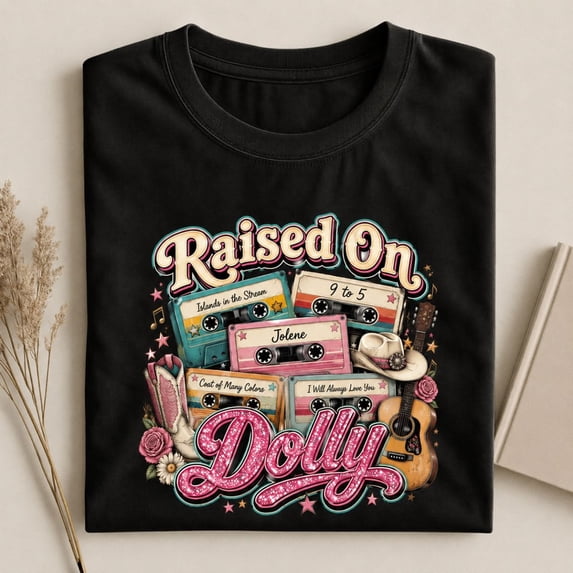 Raised On Dolly Country Shirt, Jolene 9 To 5 Country Music Tee