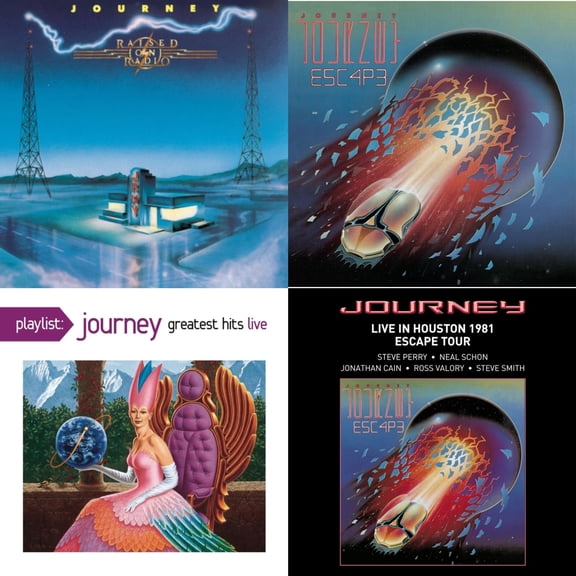 Raised On Radio & Escape & Playlist: Journey Greatest Hits Live & Live In Houston 1981: The Escape Tour [CD Bundle]
