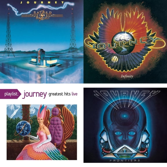 Raised On Radio & Infinity & Playlist: Journey Greatest Hits Live & Frontiers [CD Bundle]