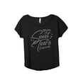 thumbnail image 1 of Raised On Sweet Tea And Sunshine Women's Fashion Slouchy Dolman T-Shirt Tee Heather Black 2X-Large, 1 of 3