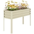 thumbnail image 1 of Raised Planter Box with Legs Outdoor Elevated Garden Bed with Water Tank  Heavy Duty Square Raised Garden Bed for Vegetables Flower Herb Patio, 1 of 6