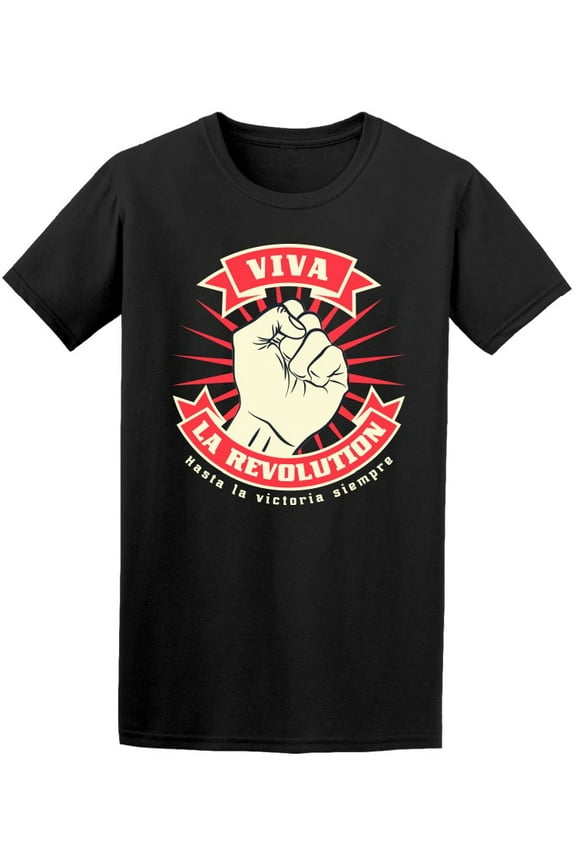 Raised Protest Fist Revolution T-Shirt Men -Image by Shutterstock, Male XX-Large