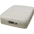 Raised Queen Pillow Top Air Mattress with Never Flat Pump