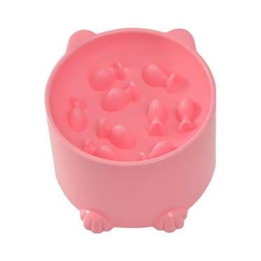Raised Slow Feeder Cat Bowl Elevated Cat Slow Feeder Bowl Raised Slow Cat Feeder For Dry And Wet Food Dog Slow Feeder Dog Bowl Slow Eating Elevated Dog Bowl Mat Small Ceramic Dog Food Bowl Set Puppy