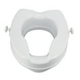 thumbnail image 1 of Raised Toilet Seat 300 Lbs Heavy Duty Elevated Toilet Seat with Tightening Clamps Raised Toilet Seats for Most Elongated Toilets (White, 2 Inches), 1 of 7
