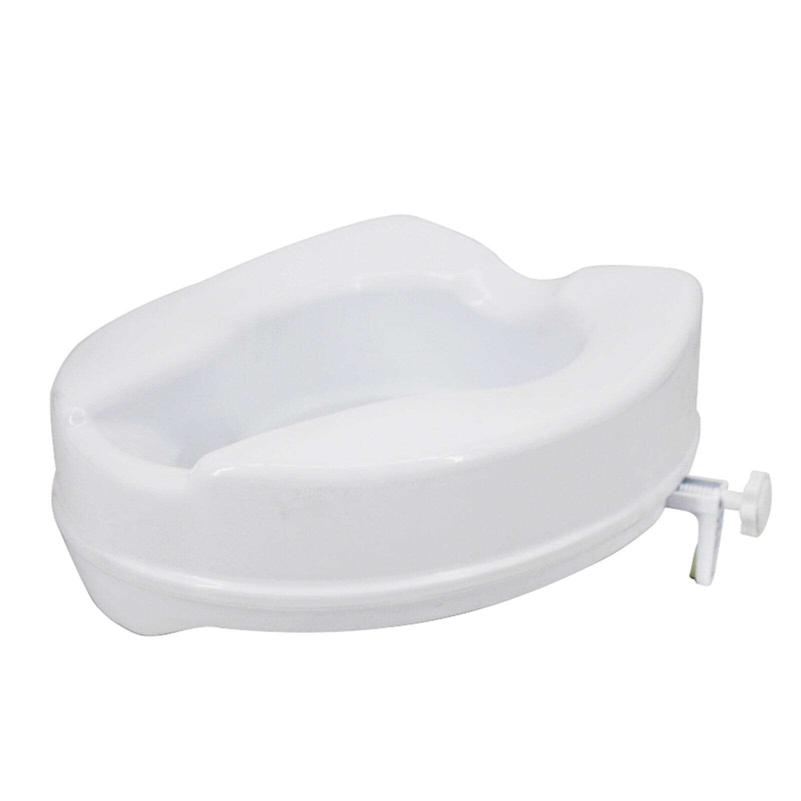 Raised Toilet Seat 300 Lbs Heavy Duty Elevated Toilet Seat with Tightening Clamps Raised Toilet