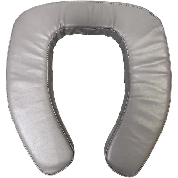 Raised Toilet Seat Add 2 Inch Padded Toilet Seat Riser Elevated Commode Support Lightweight Lift Booster Mobility Assistance Aid
