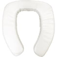 Raised Toilet Seat Add 2 Inch Padded Toilet Seat Riser Elevated Commode ...