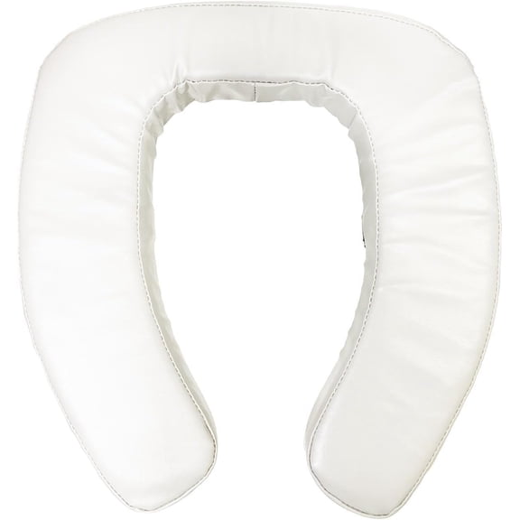 Raised Toilet Seat Add 2 Inch Padded Toilet Seat Riser Elevated Commode Support Lightweight Lift Booster Mobility Assistance Aid