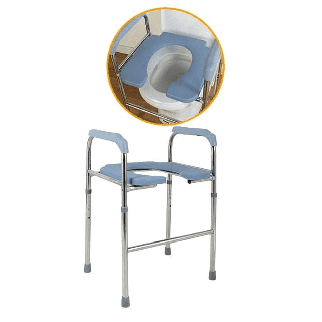 Raised Toilet Seat with Handles, Toilet Seat Riser for Seniors with Adjustable Height & Width, FSA HSA Eligible 400lb Handicap Elevated Toilet Seat for Elderly, Pregnant, Fit Any Toilet