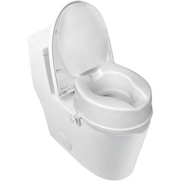 WeHwupe Raised Toilet Seat with Handles for Elderly Toilet Seat