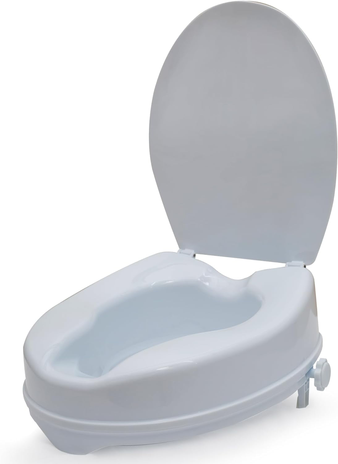 Raised Toilet Seat for Seniors. Elevated Toilet Seat 4 Inch Raised