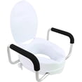 thumbnail image 1 of Raised Toilet Seat Standard Seat White, 1 of 8