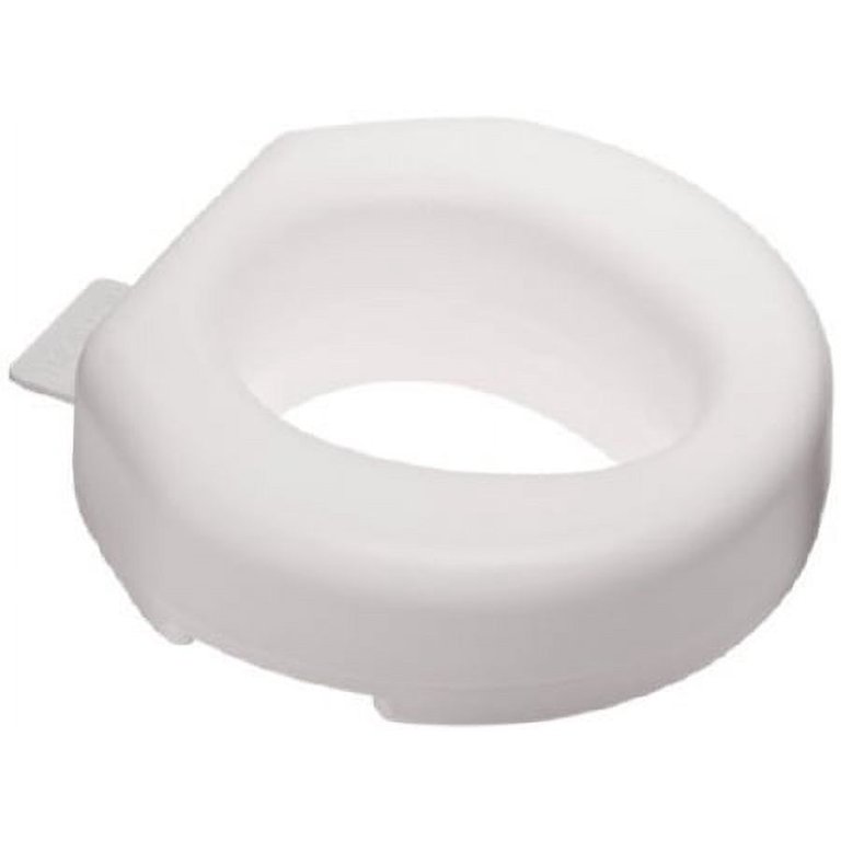 Raised toilet deals seat cover