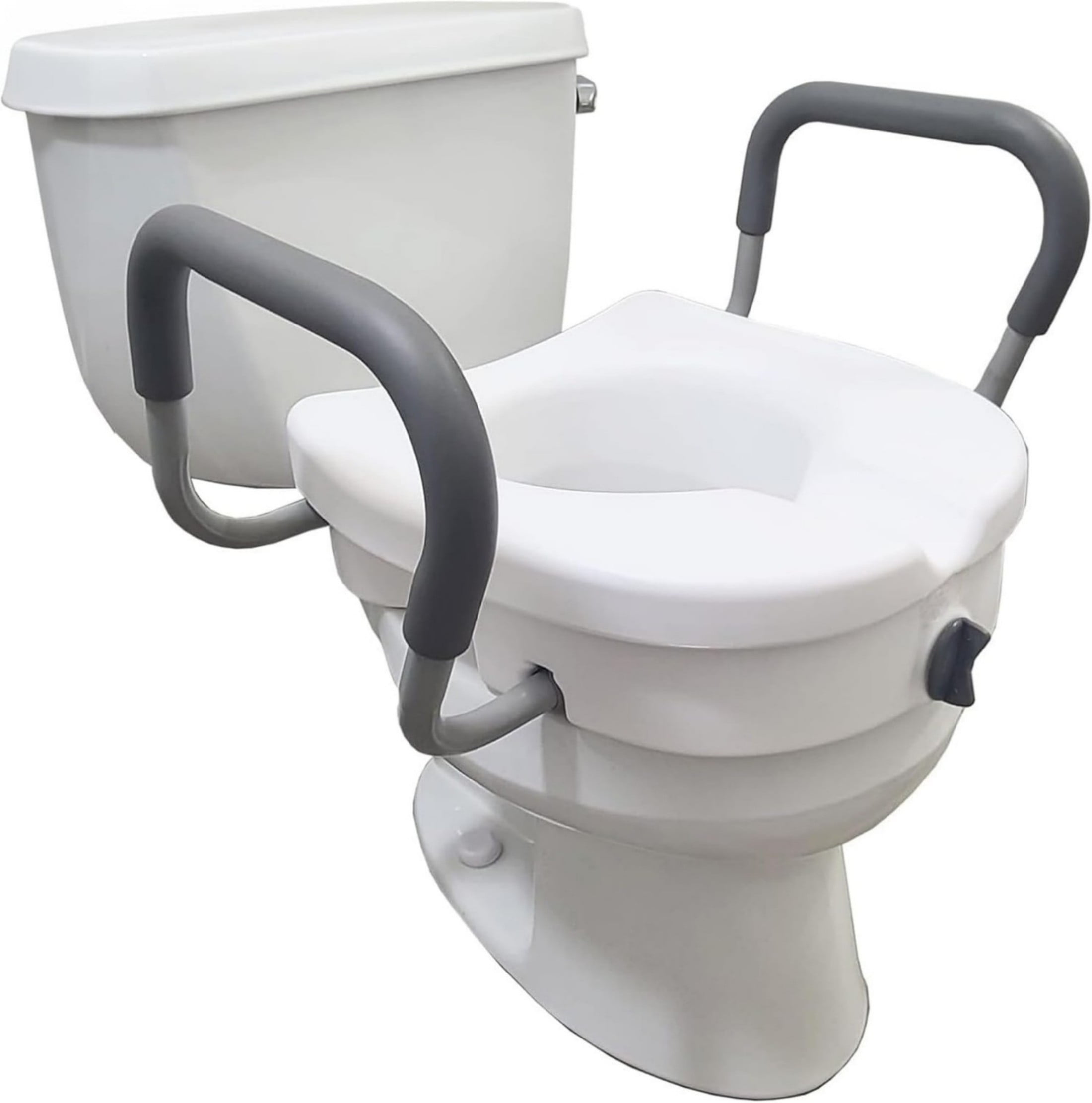 Raised Toilet Seat With Handles,5"raised toilet seat with handles Fits