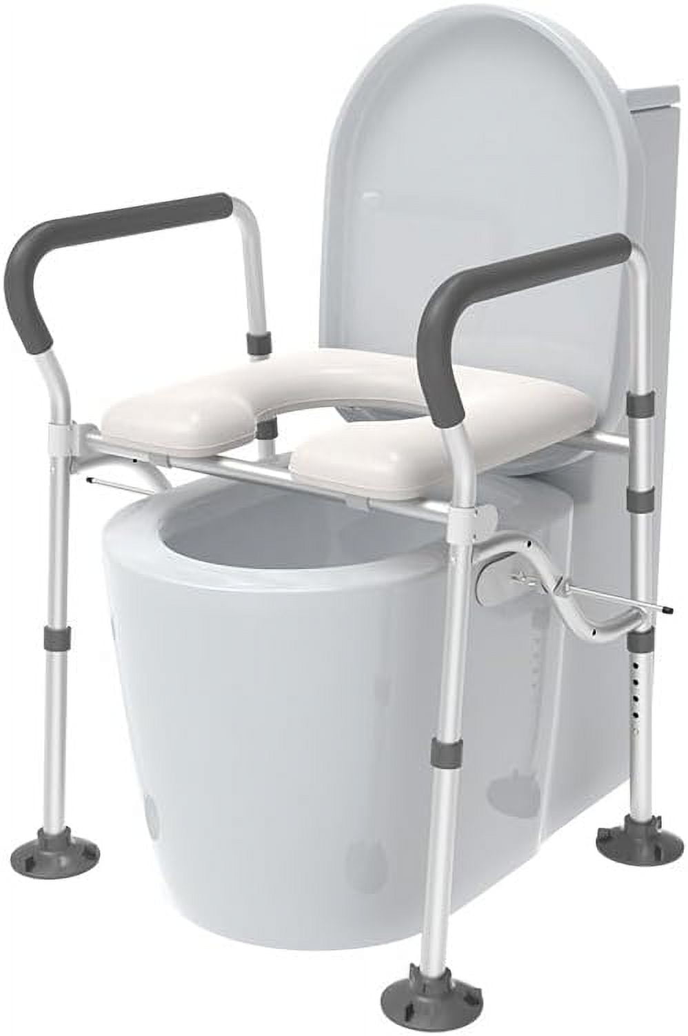 Raised Toilet Seat risers with Eevated Handicap Toilet Seat for seniors
