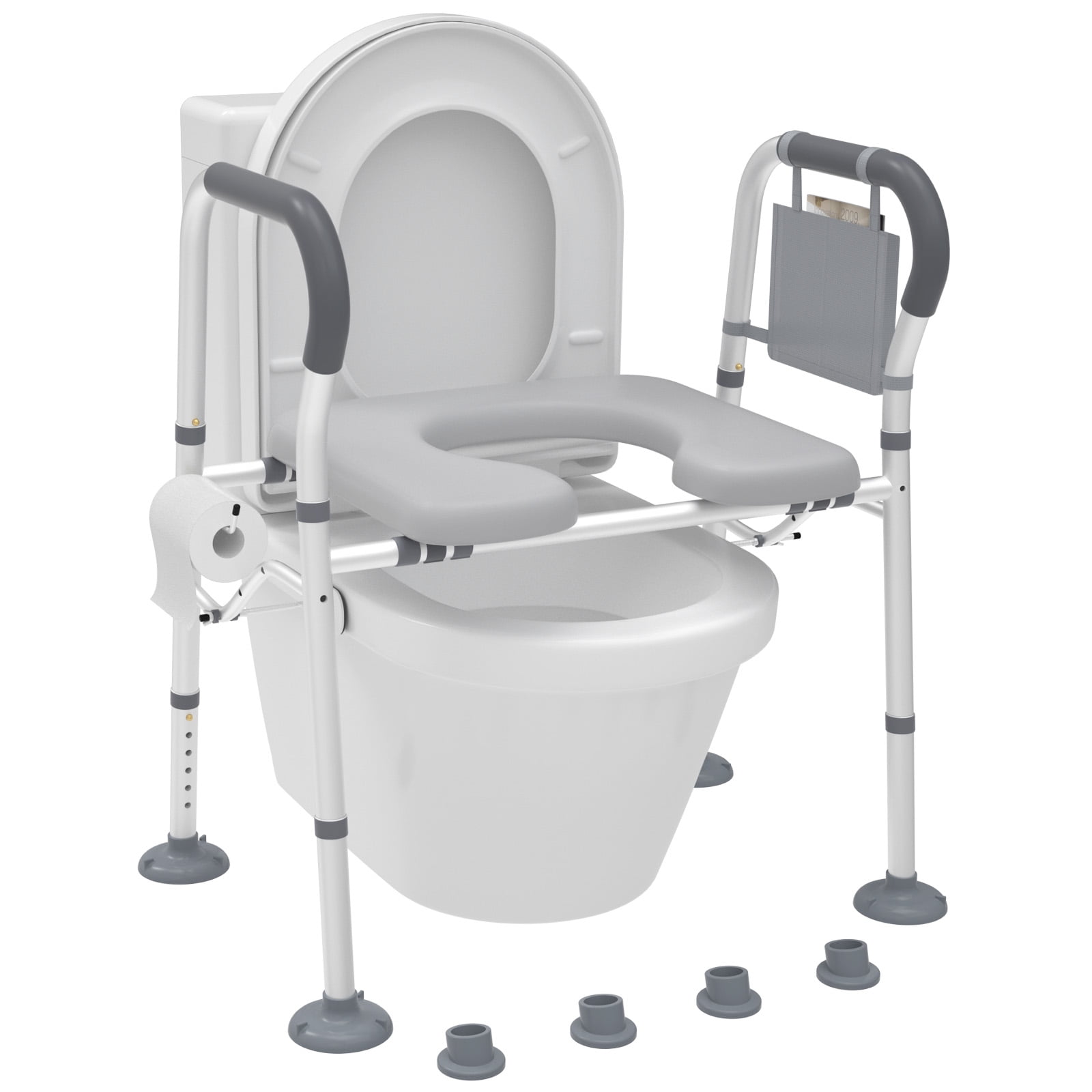 PCP Low Profile Molded Toilet Seat Riser (3 inch Lift)