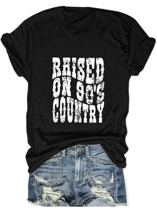 Not A Lot Going On at The Moment Shirt Women Country Music T-Shirt Country  Concert Letter Print Tee Tops
