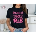 thumbnail image 1 of Raised on 90s T-Shirt, Retro R&B Shirt, 1990s Vintage Tee, Trendy 90s Music Shirt, 90s Lovers Gift, Retro Music T-Shirt, 1 of 5