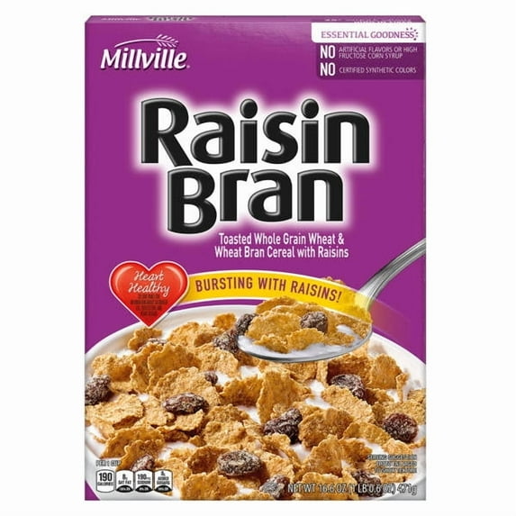 Raisin Bran Cereal, 18.7 oz- Pack of 3