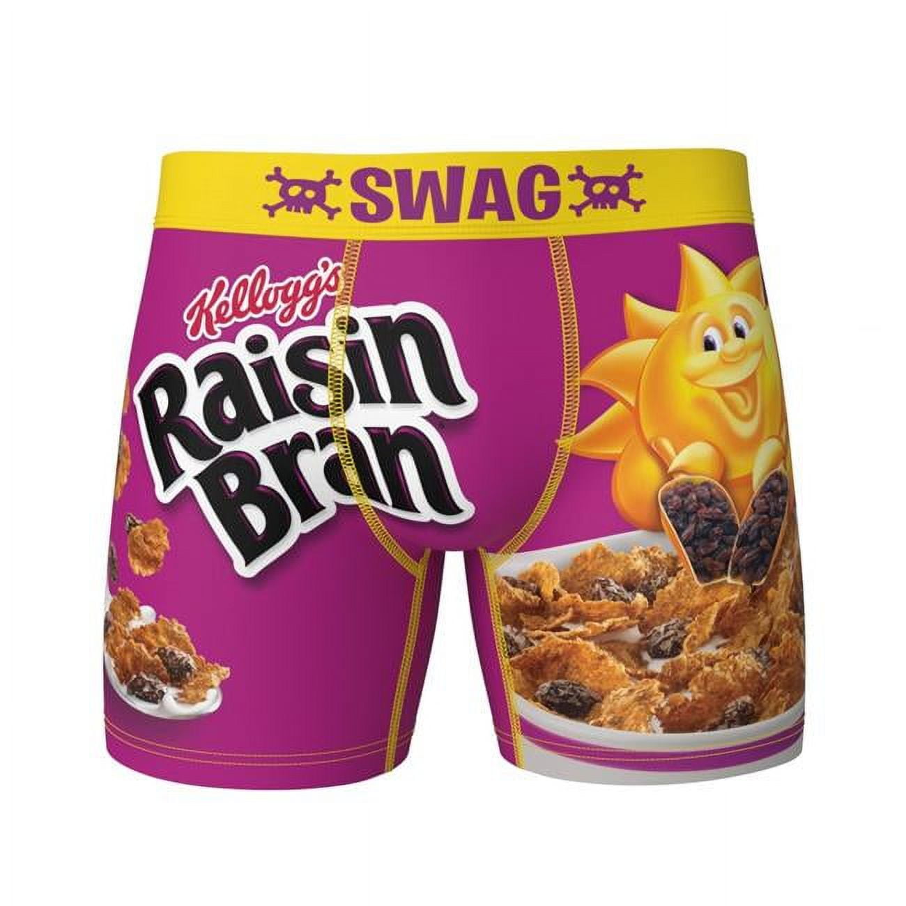 Raisin Bran SWAG Boxer Briefs with Novelty Packaging-Large (36-38