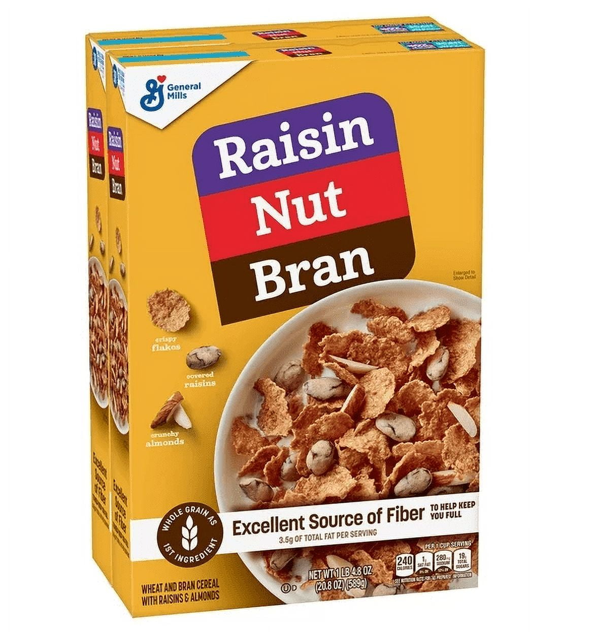 Raisin Nut Bran Breakfast Cereal (2 pk.) - Walmart.com