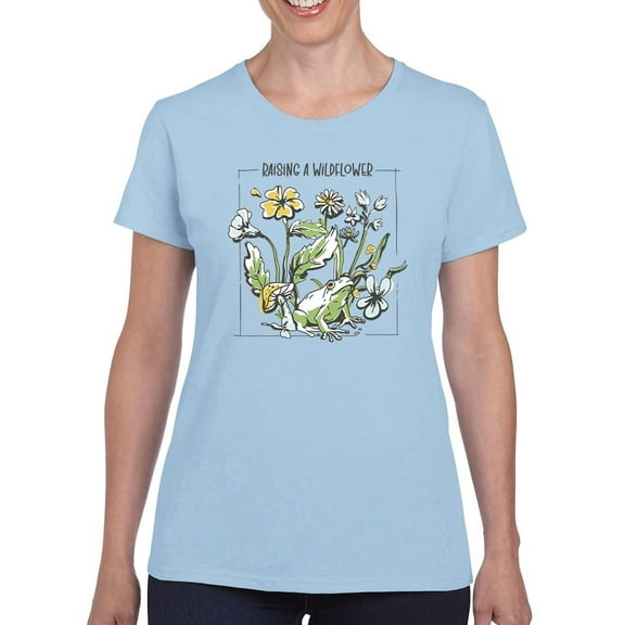 Raising A Wildflower T-Shirt Women -Smartprints Designs, Female Small