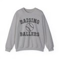 thumbnail image 1 of Raising Ballers Baseball Sweatshirt, Baseball Mom Shirt Retro Mama Gift, 1 of 5
